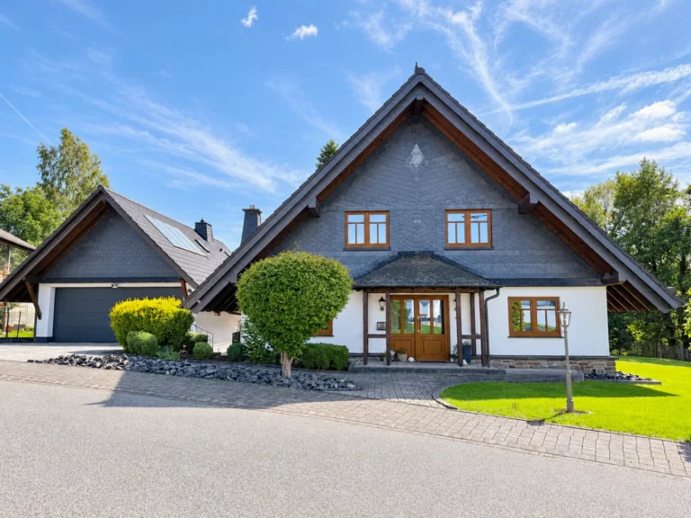 Besondere Architektur trifft großzügiges Wohnen – Einfamilienhaus mit Pool, Nebengebäude uvm.!