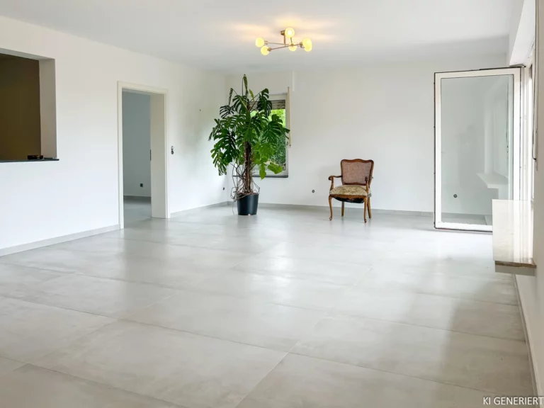 Alles auf Anfang: Frisch renovierte 1,5-Zimmer-Souterrainwohnung mit Terrasse und Grünblick